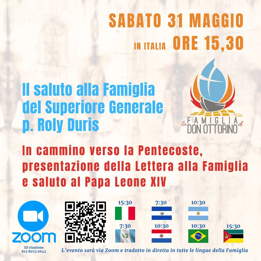 Saluto del Superiore Generale